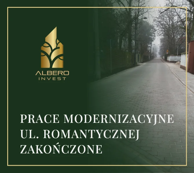 Modernizacja ul. Romantycznej zakończona!